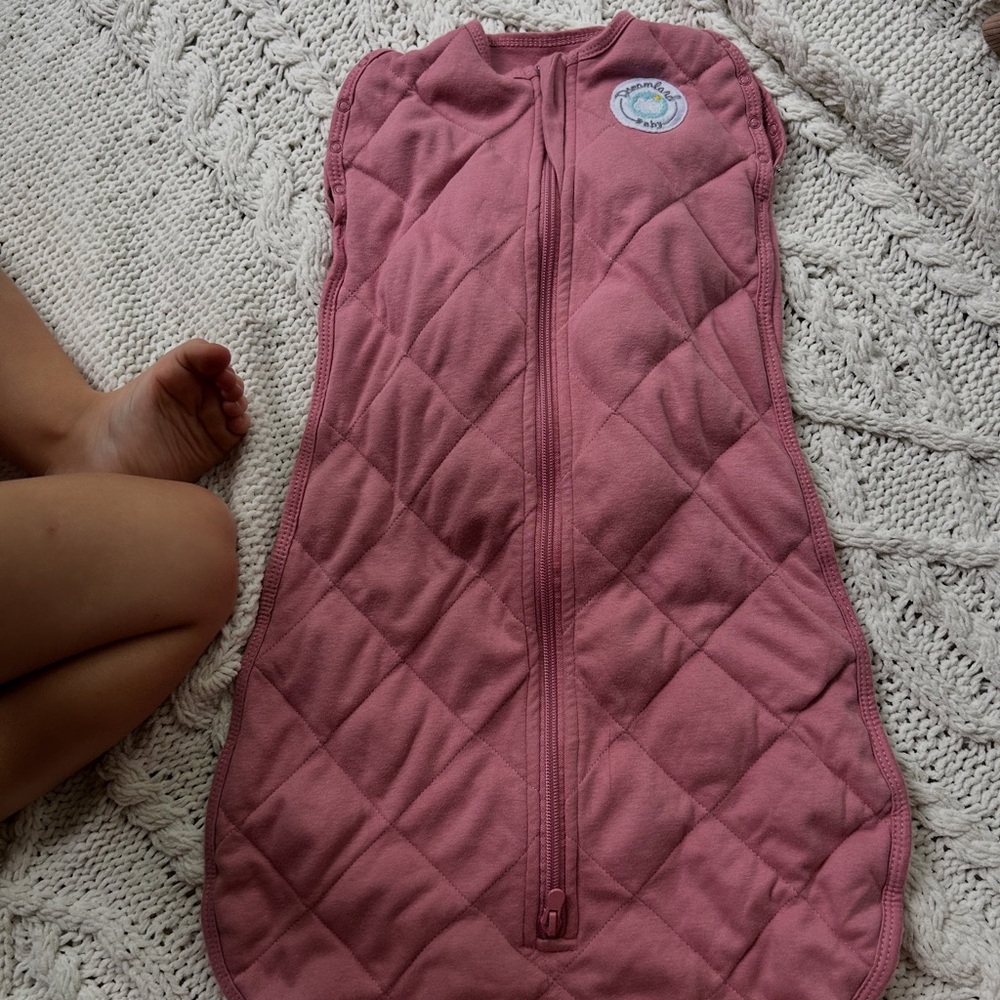 Quilted Mauve Kids Sleep Sack